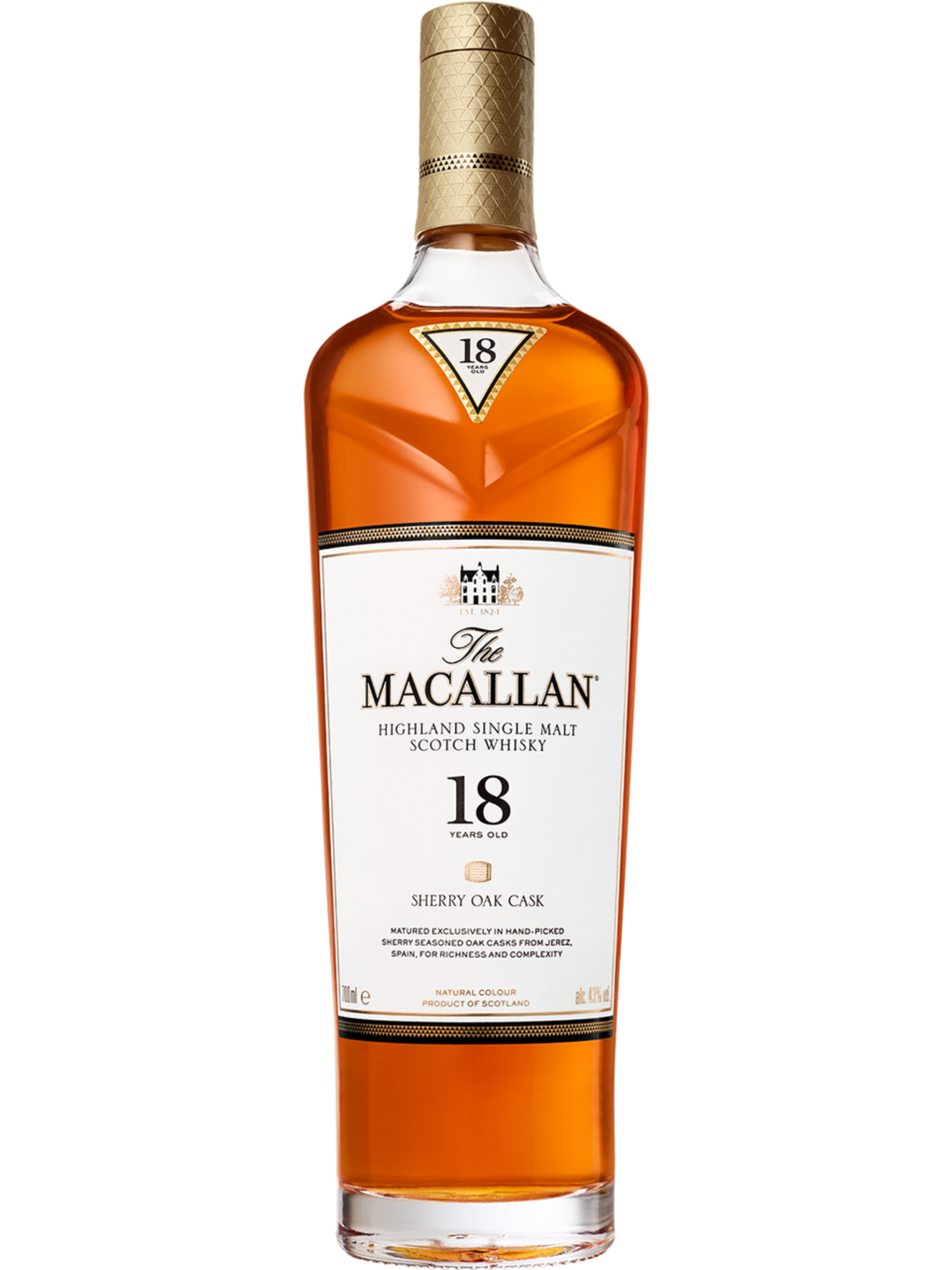 The Macallan 18年 シェリーオーク樽 700ml 2020年 ザ・マッカラン シェリーオーク18年 | ザ・マッカラン