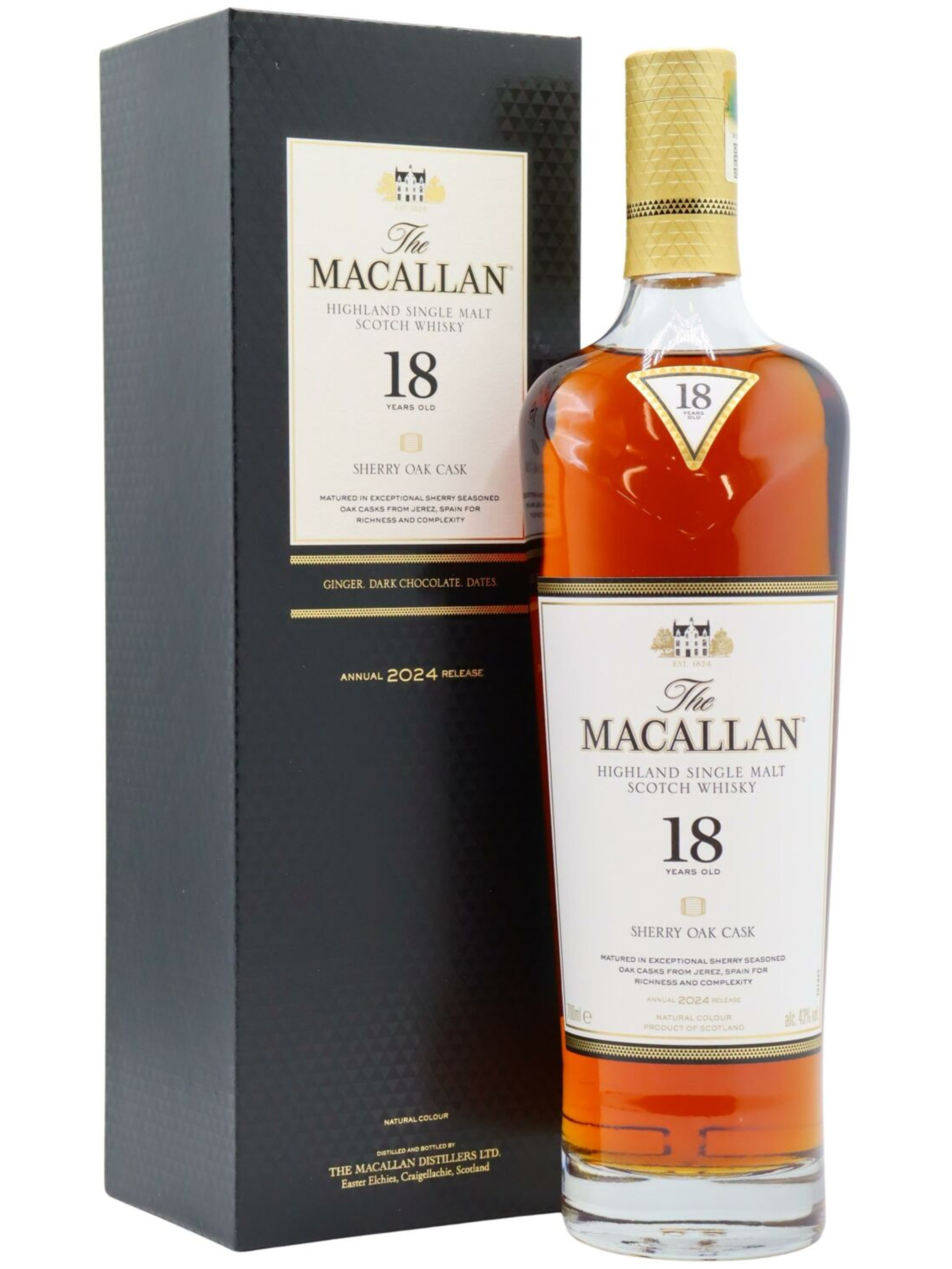 The Macallan 18 Year Old Sherry Oak 2024 Edition (700ml)