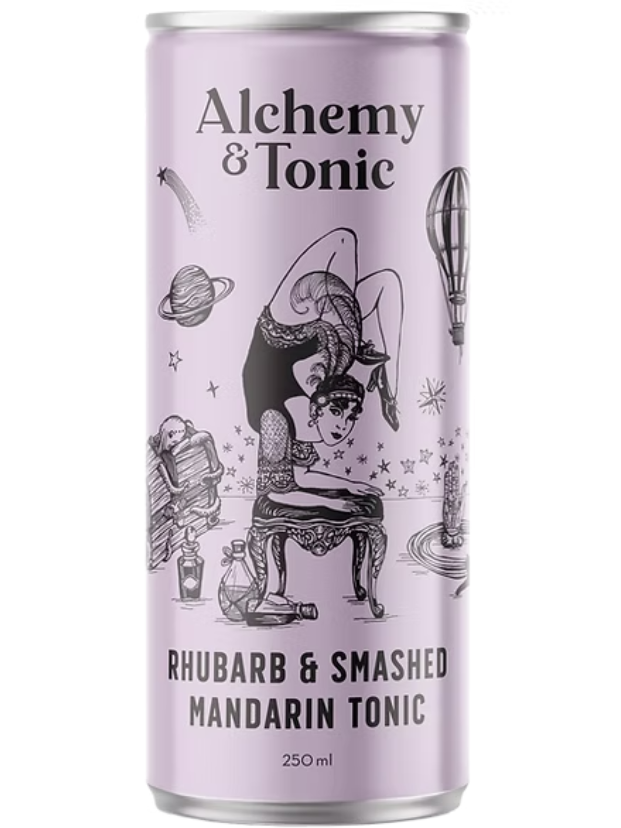 Alchemy & Tonic Rhubarb & Smashed Mandarin Cans (4x250ml)