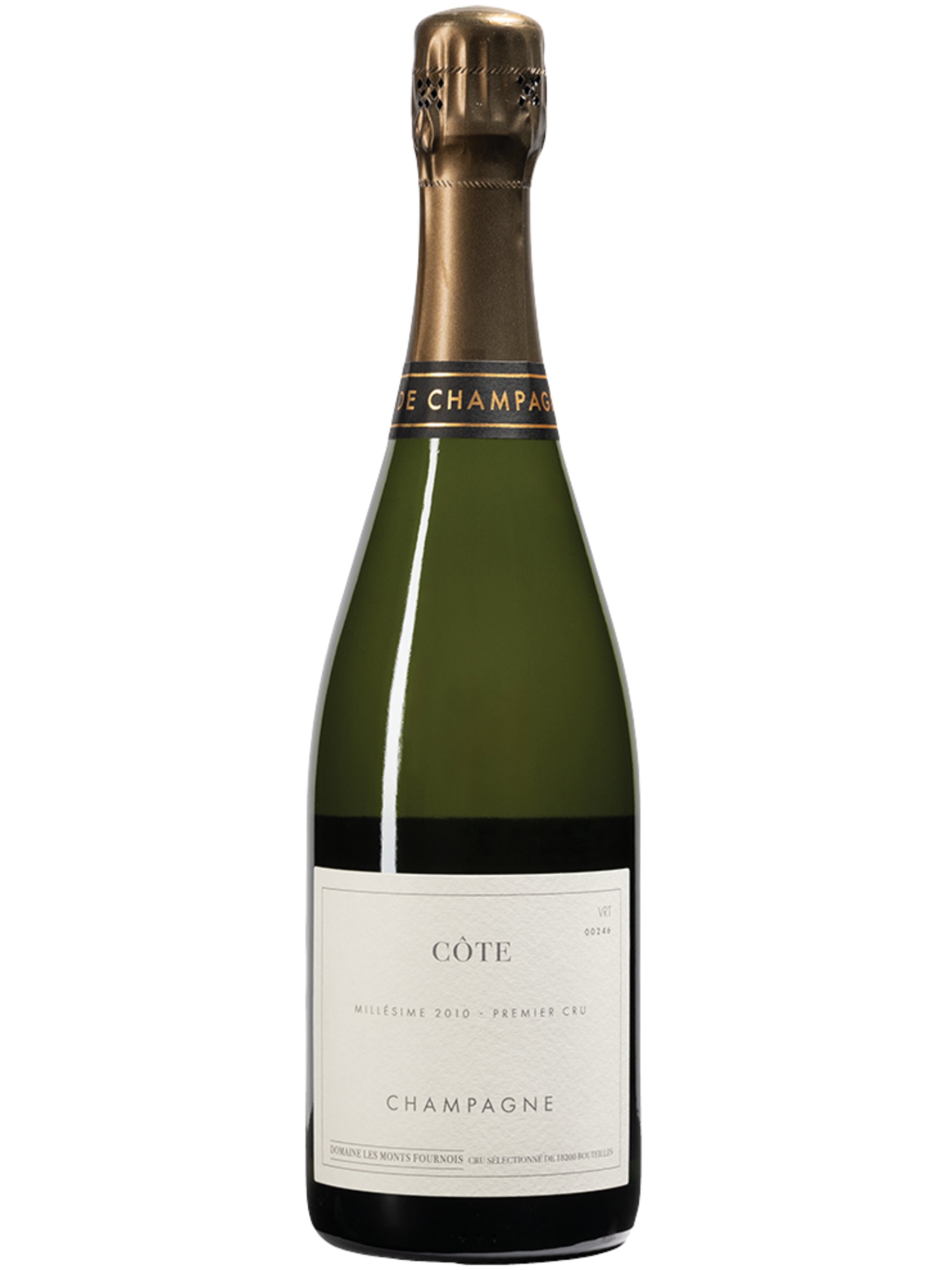 Domaine Les Monts Fournois Champagne Côte 1er Cru Vertus Millésime 2010 (750ml)