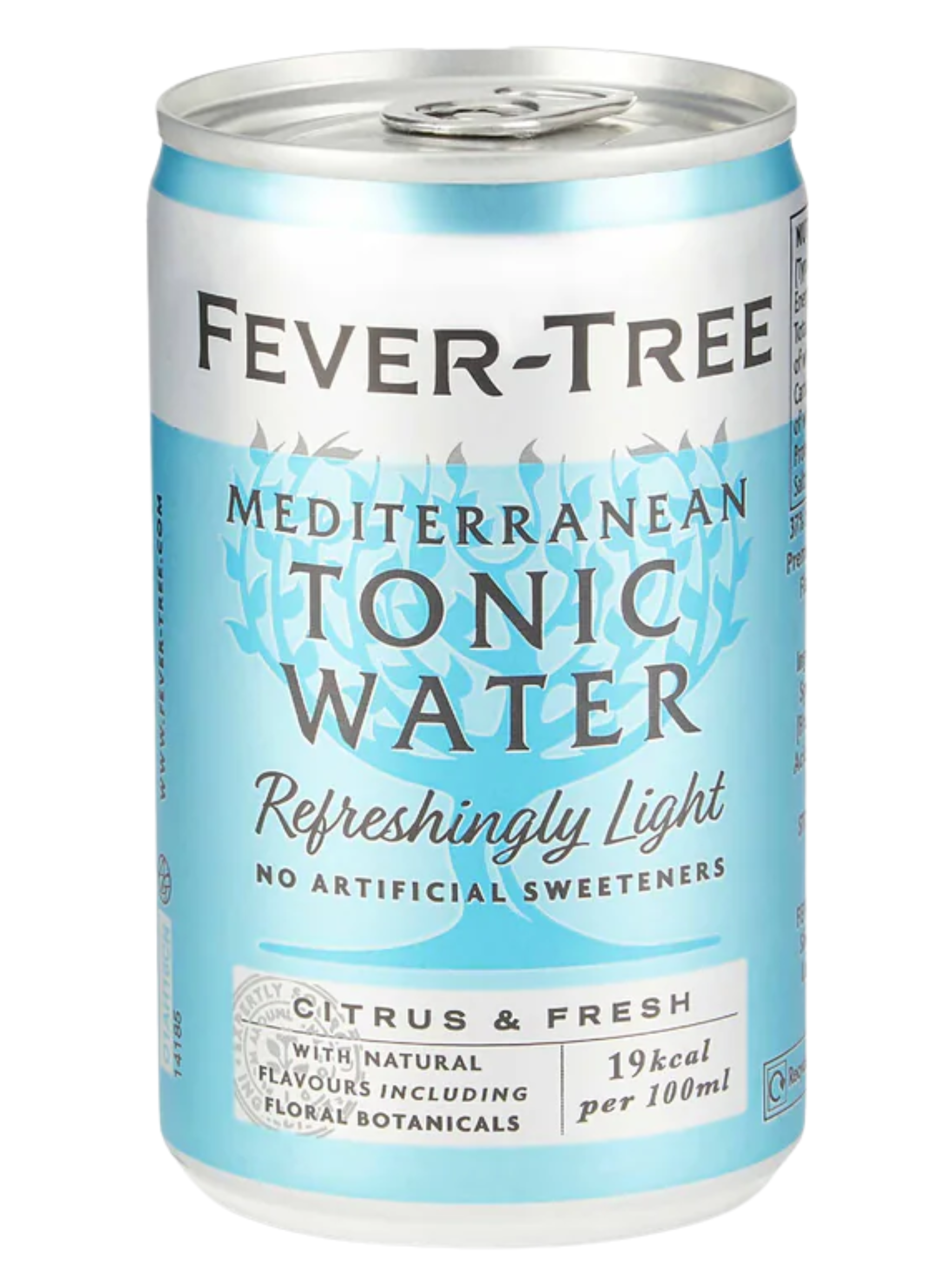 Fever Tree Light Mediterranean Tonic Water Cans (8x150ml)