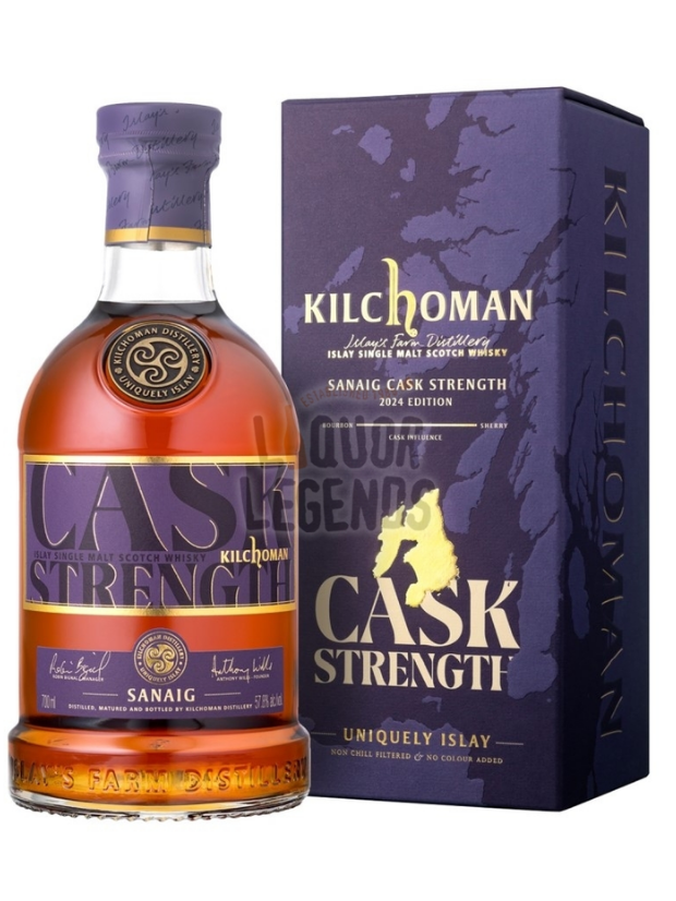 Kilchoman Cask Strength Sanaig Single Malt (700ml)