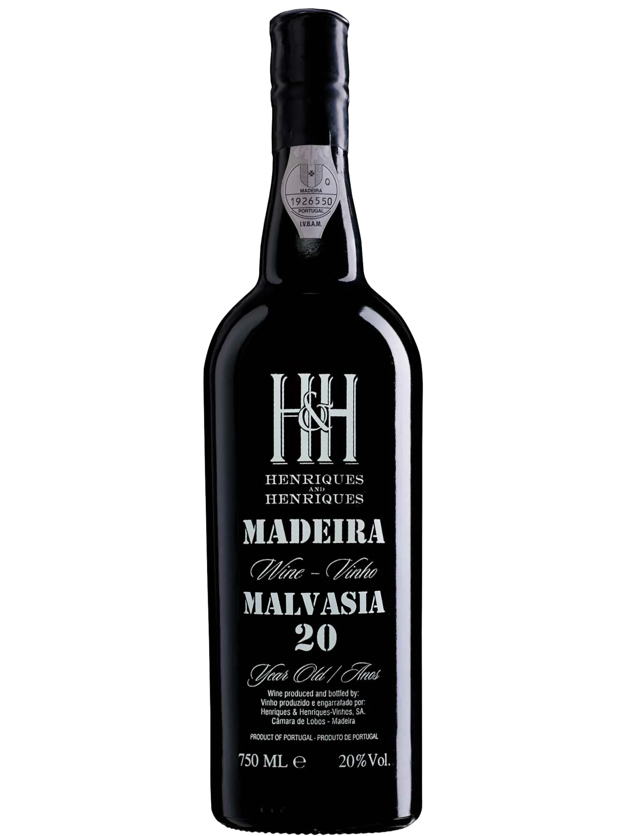Henriques & Henriques Malvasia 20 year Madeira (750ml)