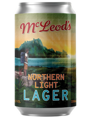 McLeod's Northern Light Lager 2.5% 4x6 Cans (330ml)