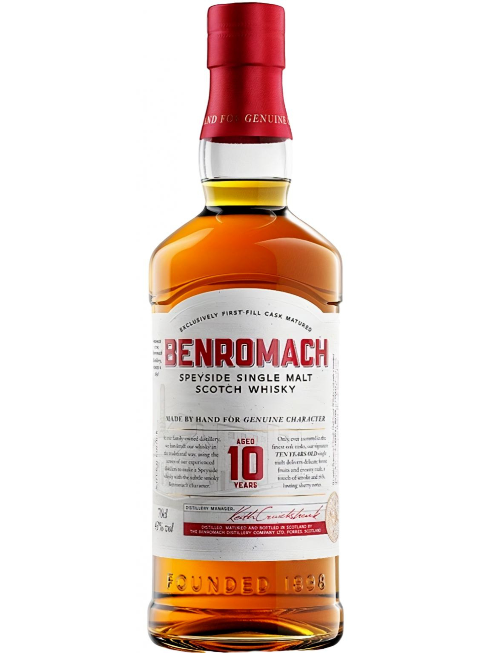 Benromach 10 Years Old Single Malt (700ml)