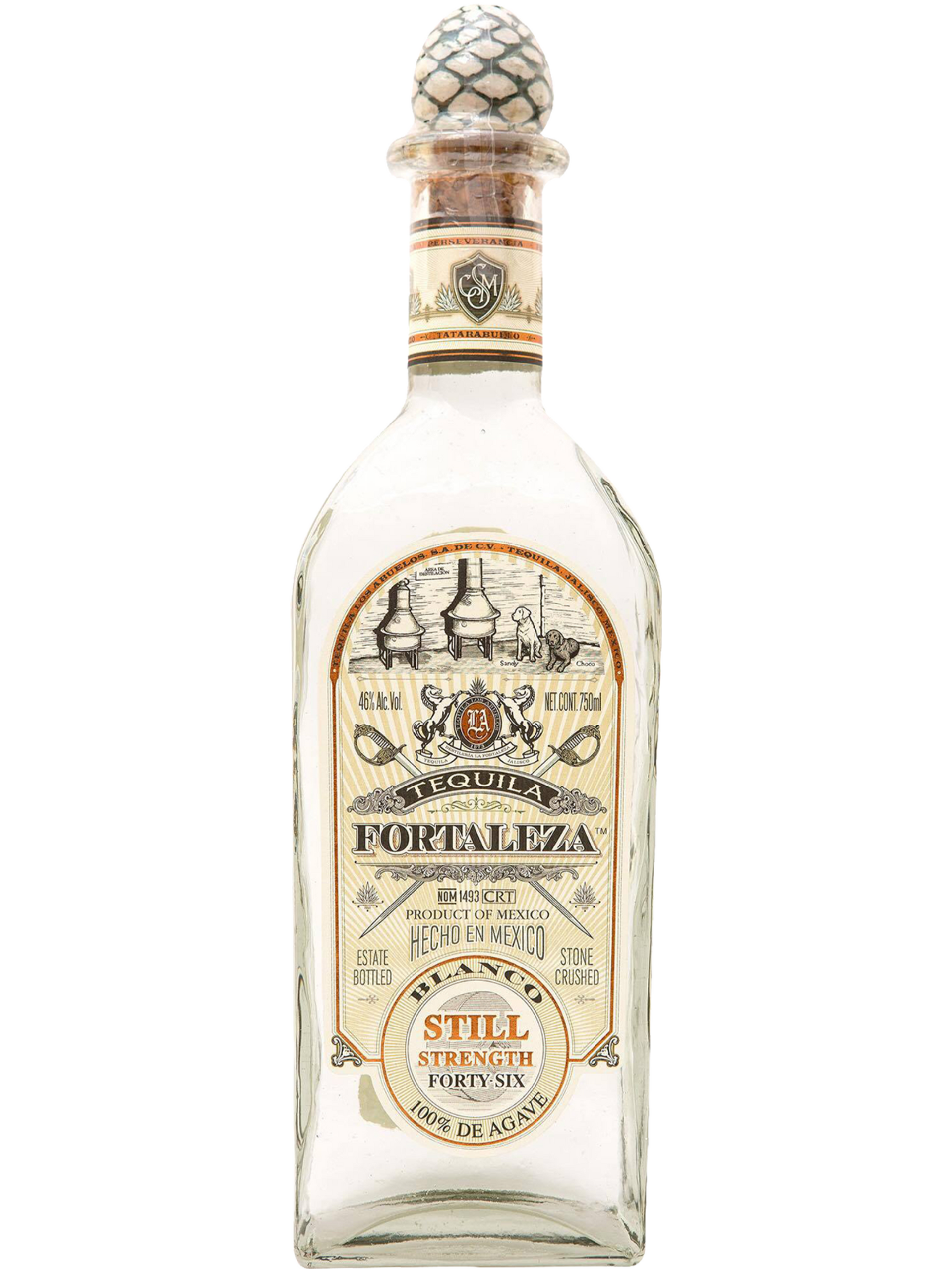 FORTALEZA テキーラ BLANCO 750ml Fortaleza Still Strength Blanco (750ml) – Normanby Fine Wines